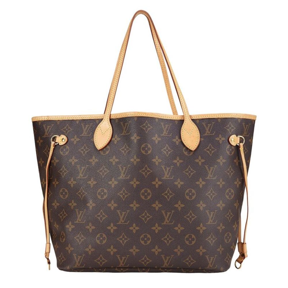 Louis Vuitton Brown Monogram Canvas Neverfull Mm (Authentic Pre-Loved)